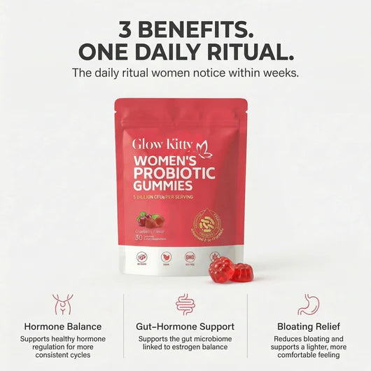 Glow Kitty™ Hormonal Balance Probiotic Gummies